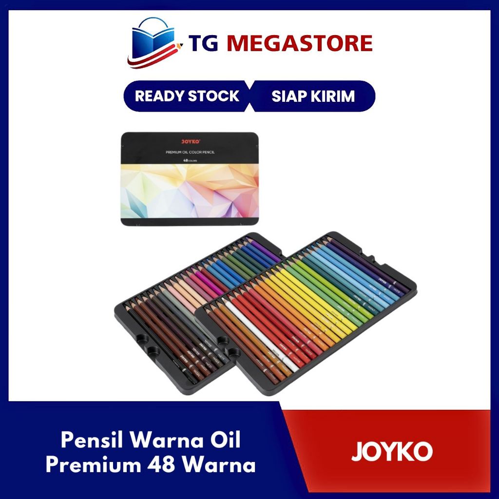 

Pensil Warna Joyko Oil Premium 48 Warna (CP-TC126-48)