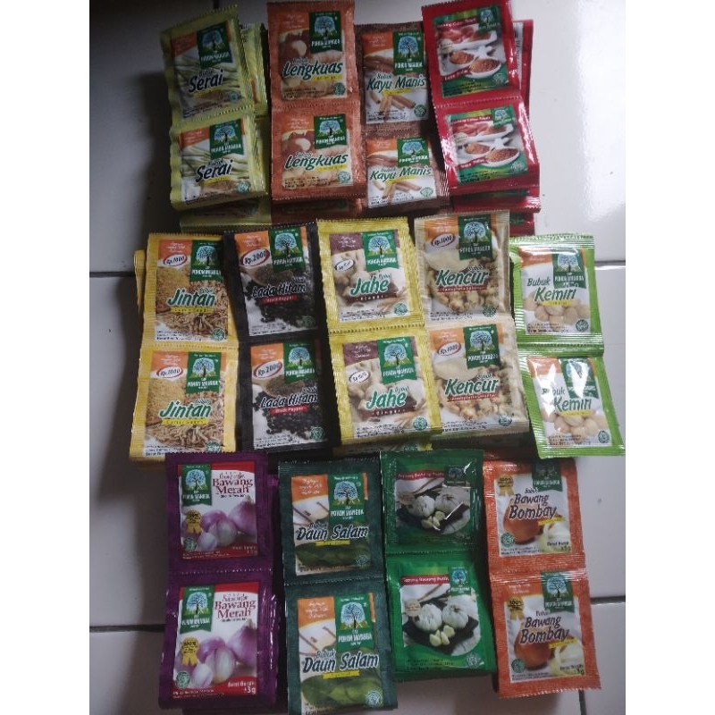 

Bumbu Masak Instan All Varian Cap Pohon Mangga Kemasan 1 Renceng isi 12 Sachet