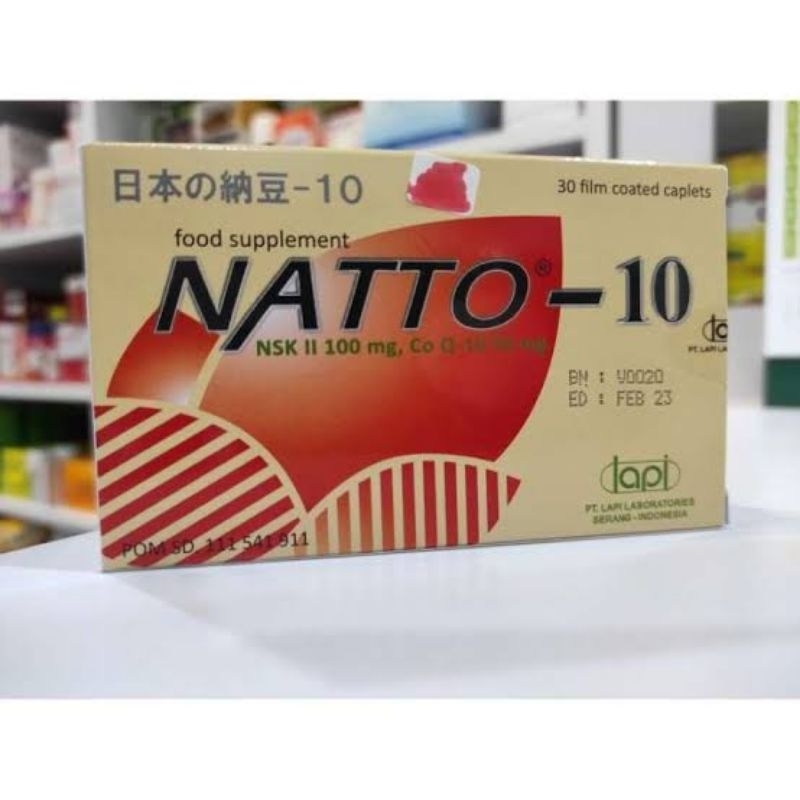 Natto - 10 - Vitamin - 1 Box 30 Kapsul