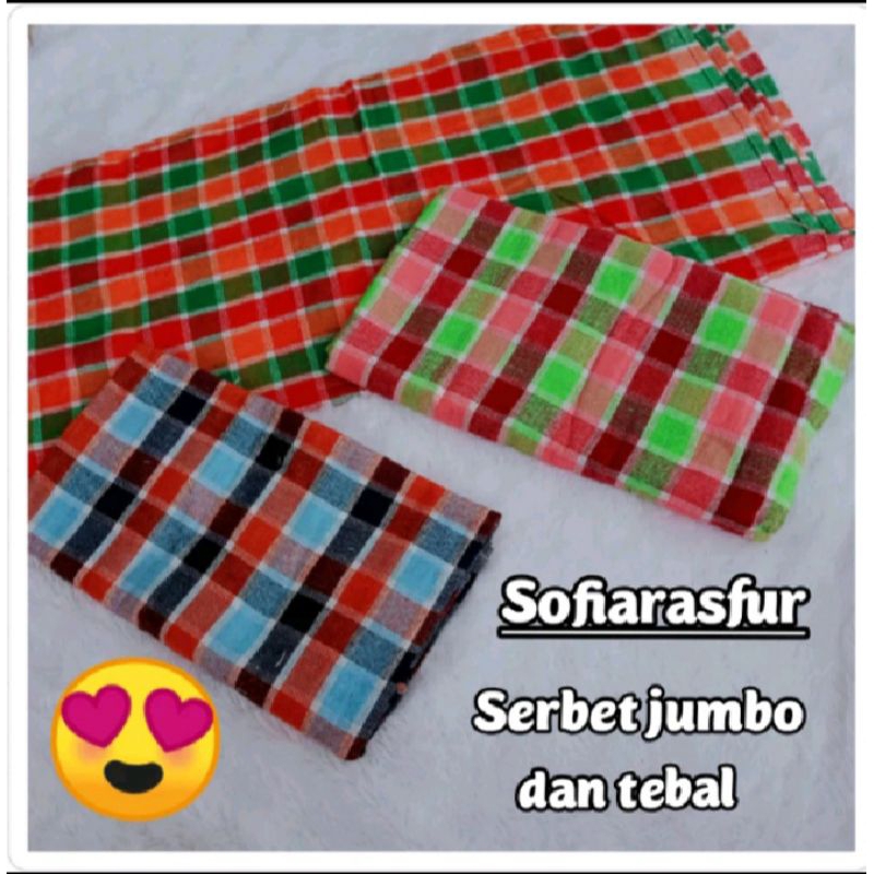Serbet warna jumbo dua Munara / Serbet warna  jumbo 003 dua Munara 60x60 cm