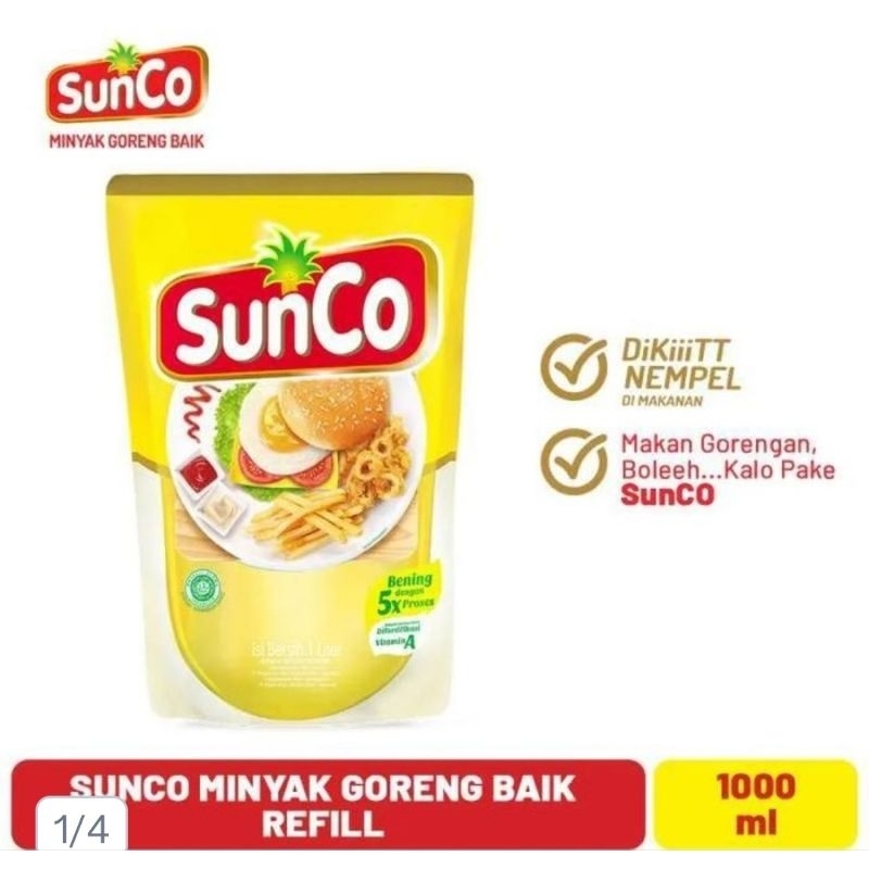 

Sunco Minyak Goreng Refill Pouch 1 liter