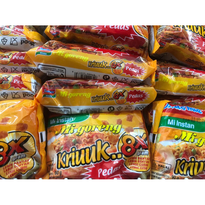 

(PAKET HEMAT) Indomie Mi Goreng Kriuuk Pedas isi 5pc