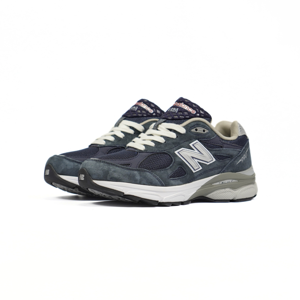 SEPATU SNEAKERS PRIA DAN WANITA NEW BALANCE 990 V3 GENESIS NAVY BLUE PREMIUM IMPORT | JKTSNEAKERS