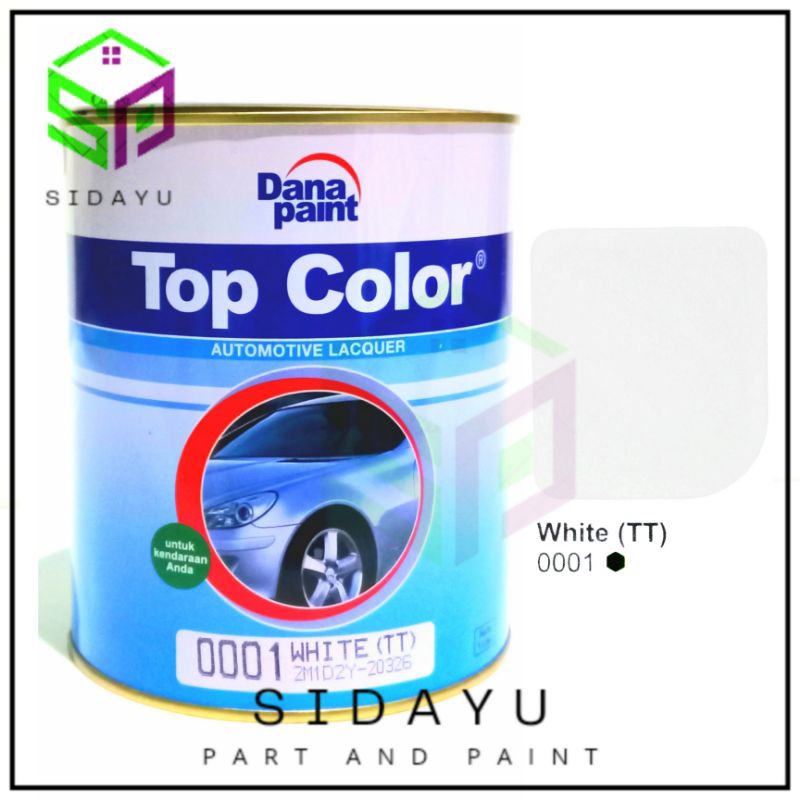 Cat NC Duco Dana Paint Top Color White 0001
