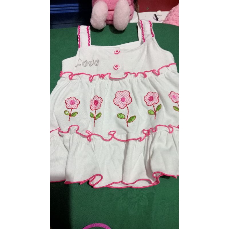 Preloved Dress anak Flower pink