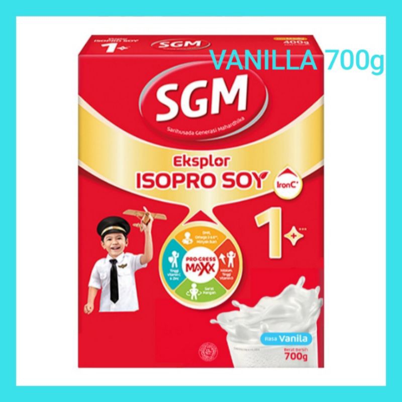 

SGM Eksplor ISOPRO SOY 1+ Susu Bubuk Pertumbuhan Anak Vanilla 700 g