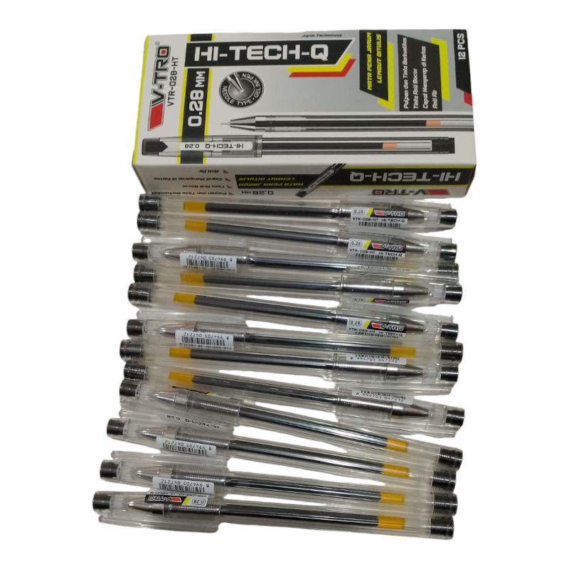 

Pen Hi-tech V-TRO 0,28mm 1pak isi 12pcs