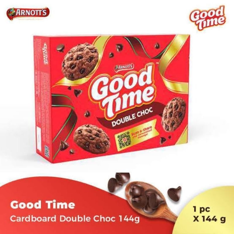 

Good Time Cardboard Double Choc Biscuit 144 Gram