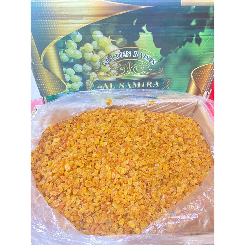 

KISMIS MUTIARA 1kg/ KISMIS MANIS/ KISMIS KUNING MUTIARA/ DRIED SWEET RAISIN