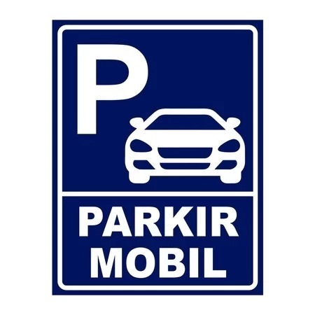 

sign Stiker 23x30 Tempat PARKIR MOBIL RAMBU K3 SAFETY LABEL