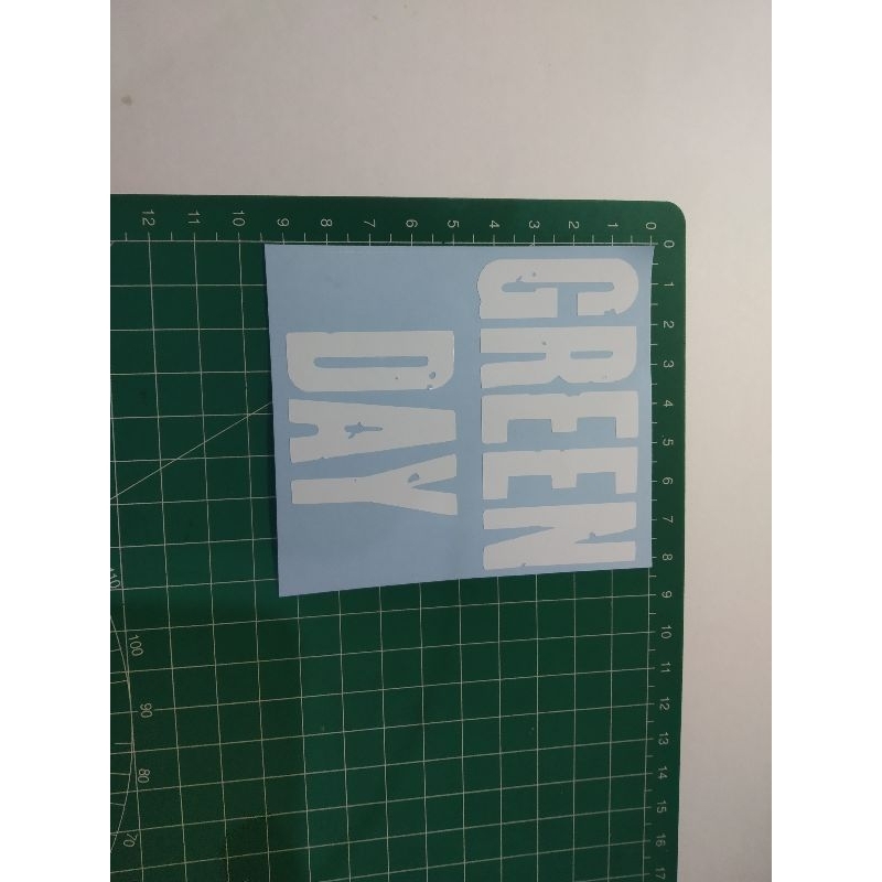 

stiker cutting green day