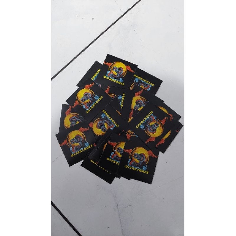 Ay00 Stiker Bleheri Rainbow Snakehead