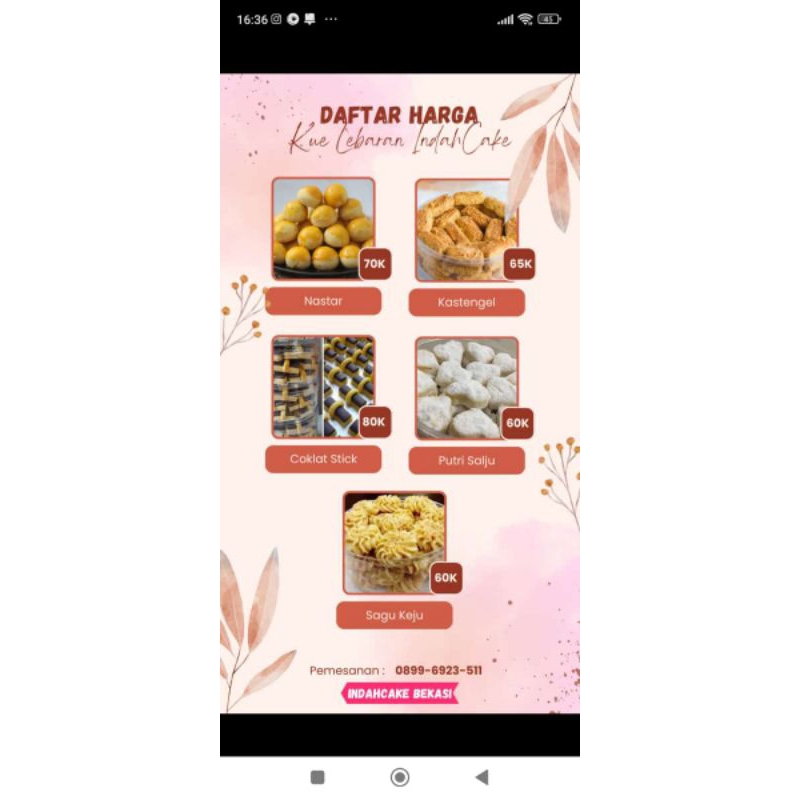 

Kue Kering Lebaran Pre Order (500gr)