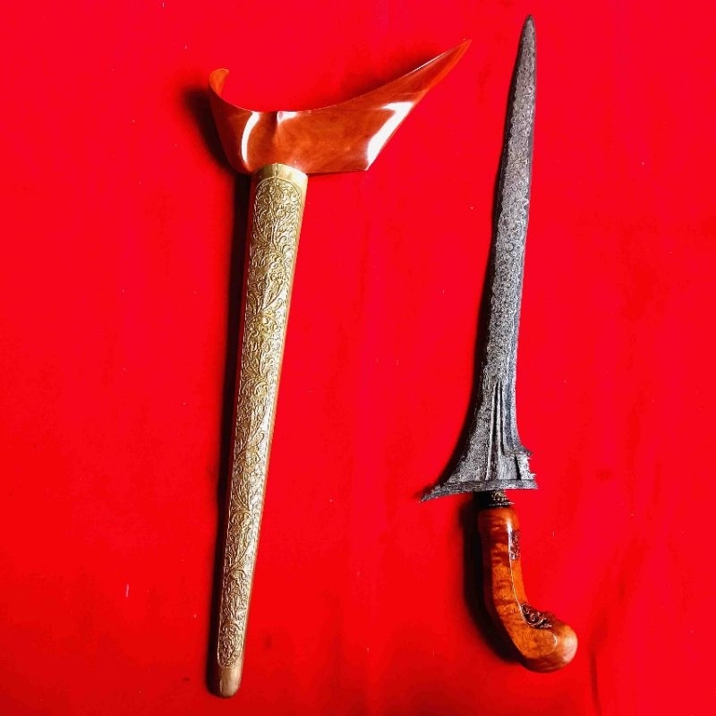 Keris Mangkurat Sepuh Pamor Mrutu Sewu Koleksi Antik