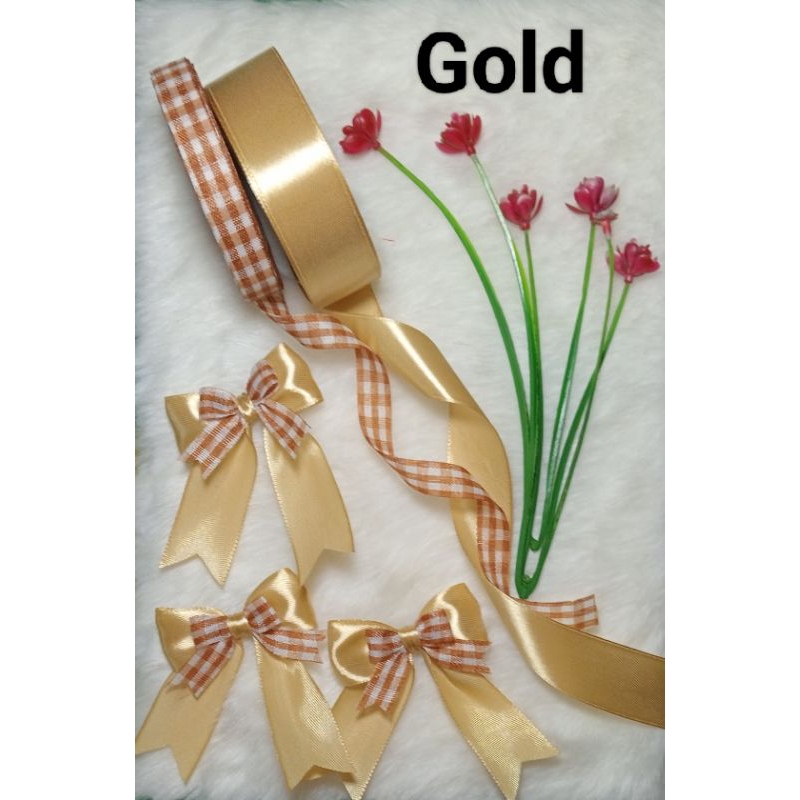 

pita hampers pita parcel.pita jadi siap pakai satin 2,5 cm