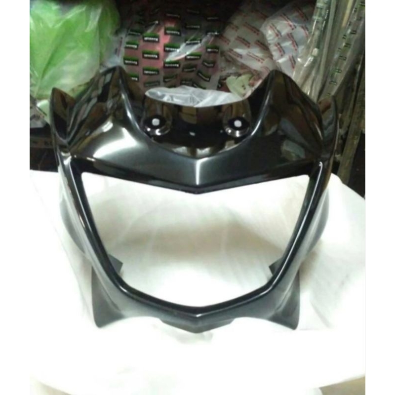Batok barong batok lampu ninja r hitam original Kawasaki