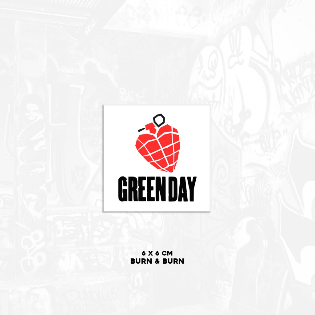 

Green Day Grenade Logo | Stiker Satuan | Sticker Vinyl | Stiker Helm | Stiker Tumbler | Stiker Laptop | Stiker Glossy