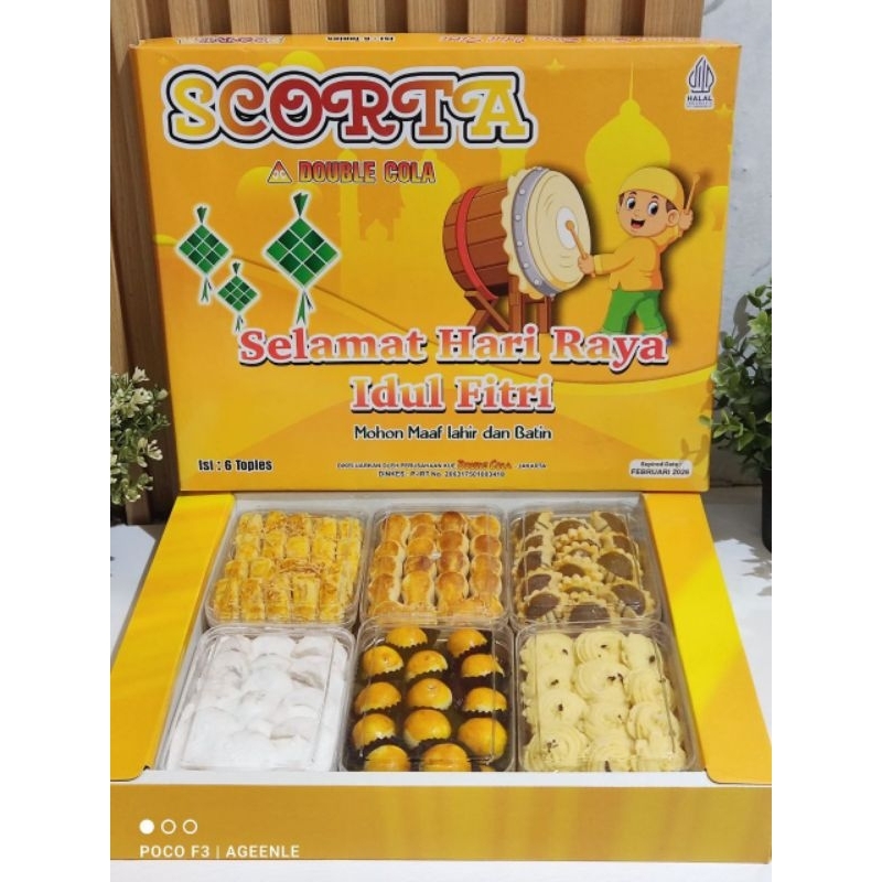 

Paket Kue Lebaran 6 Toples Scorta