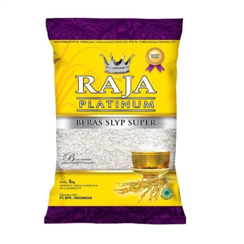 

Beras Raja Platinum Slyp Super 5kg