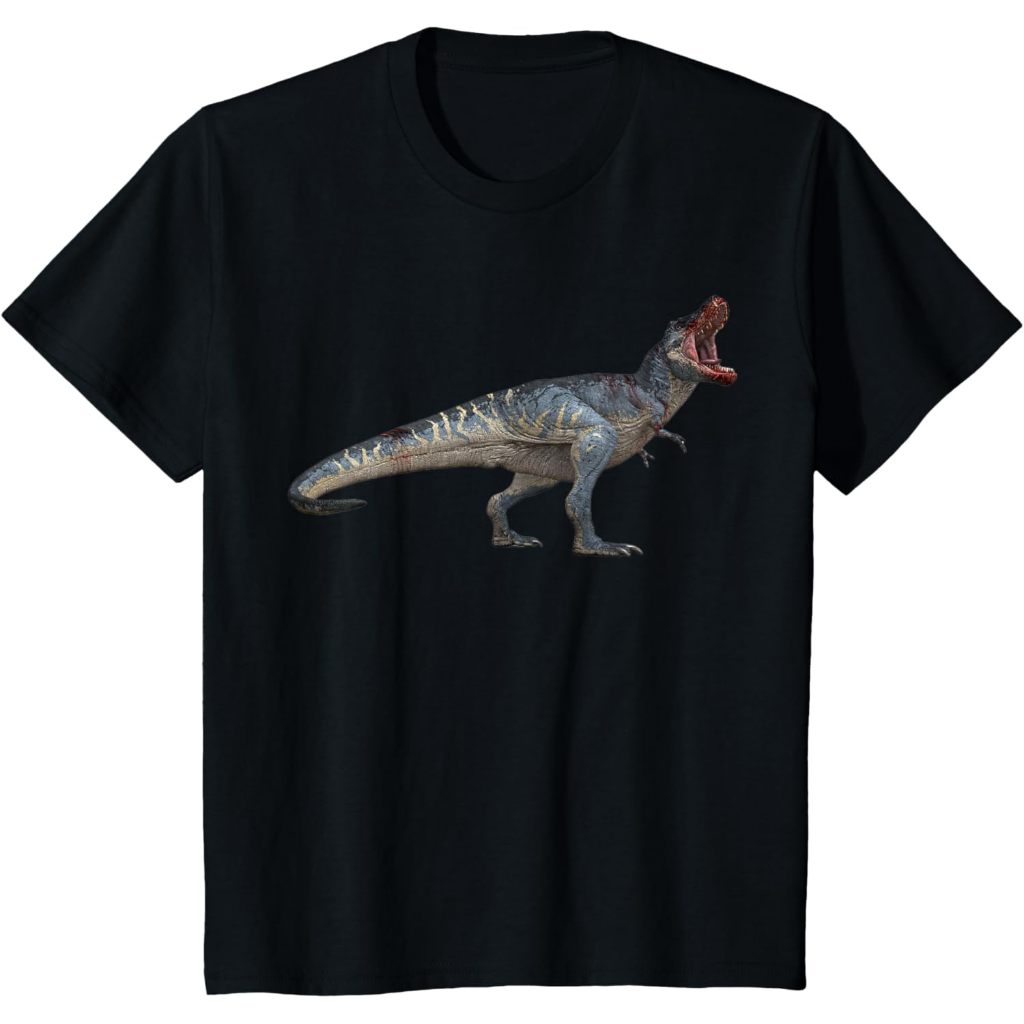 Baju Kaos Anak realistic T-Rex roar for lover Dinosaur Tyrannosaurus Rex T-Shirt