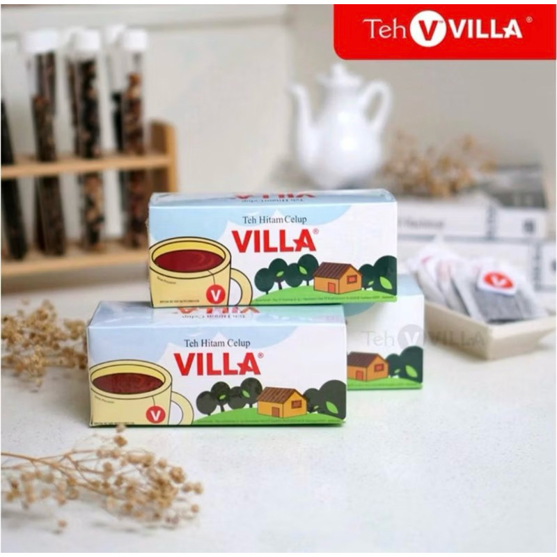 

Teh villa kotak/Teh hitam celup villa 50gr