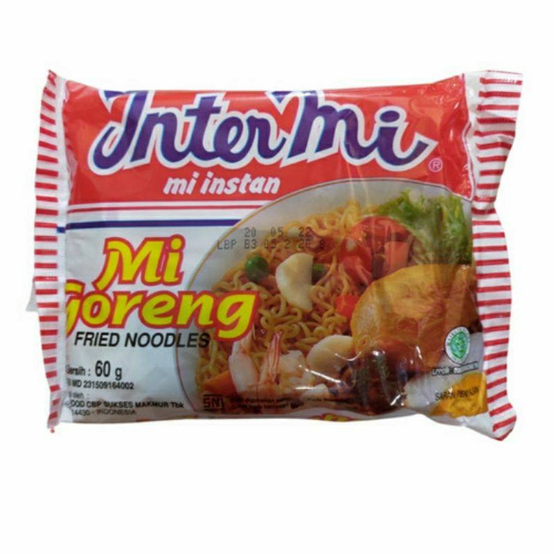 

Intermie Goreng 60 gram Mie Instan