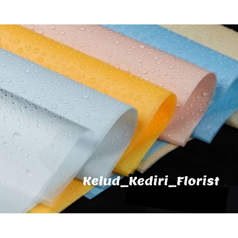 

Part 1 Kertas Buket Transparan Flower Wrapphing Full Coulor Plain soft Pastel Free Packing