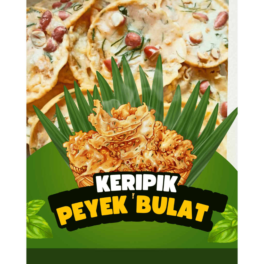 

Peyek Premium Bentuk Bulat Homemade, Fresh Produksi Setiap Hari