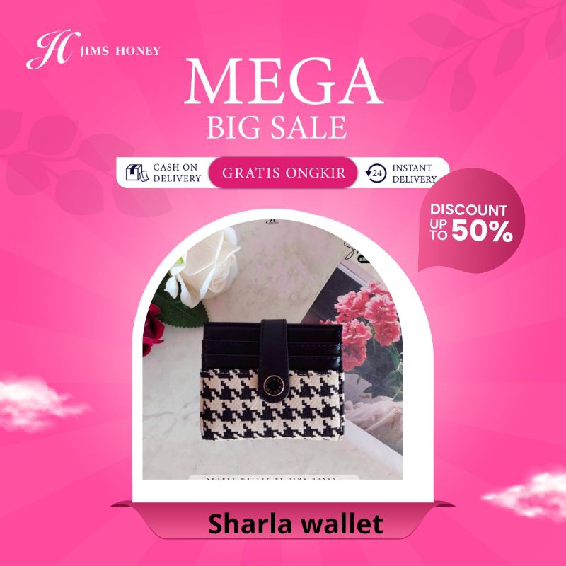 Sharla wallet jimshoney dompet lipat wanita mini