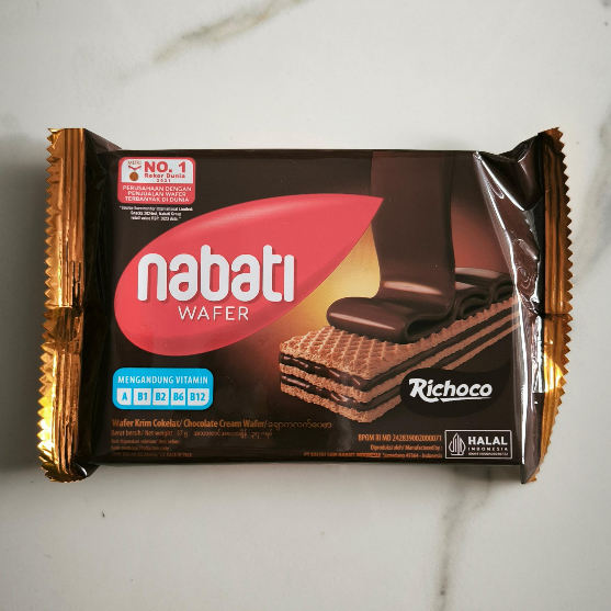 

Nabati Wafer Richoco 37gr / Wafer Coklat