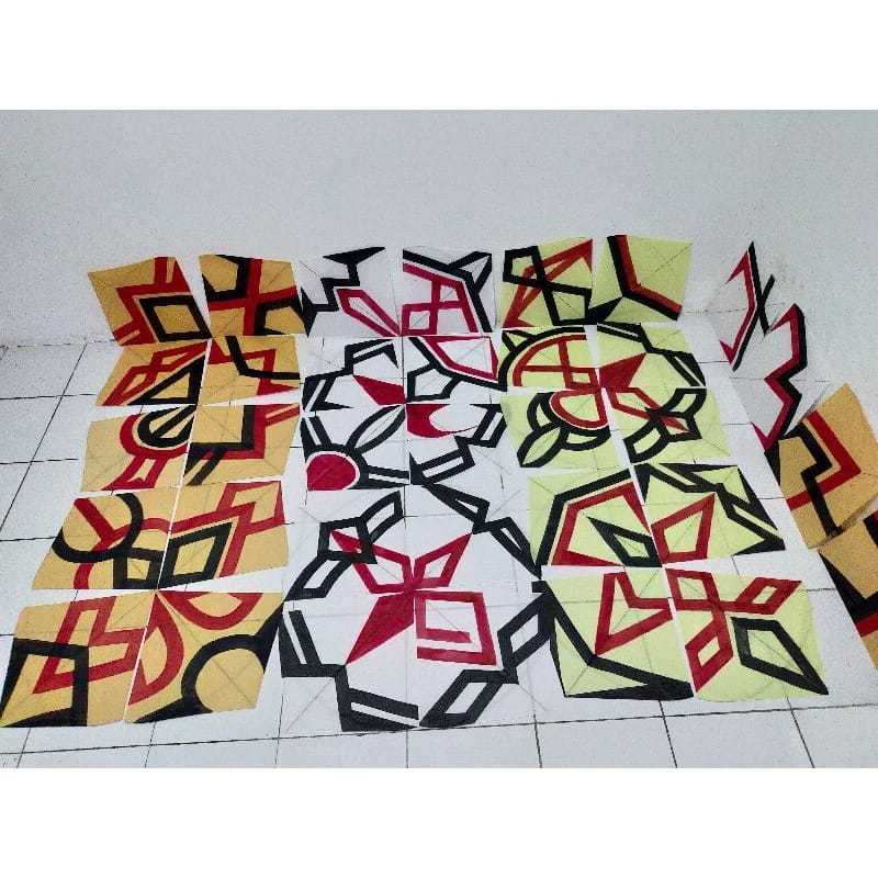 isi 50 pcs layangan seot cililin - layang layang seot standar cililin