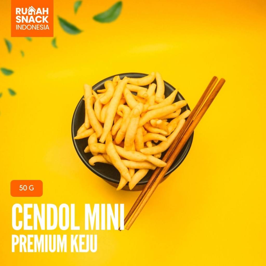 

Cemilan Cendol Keju Mini 50g Snack Makanan Ringan Renyah