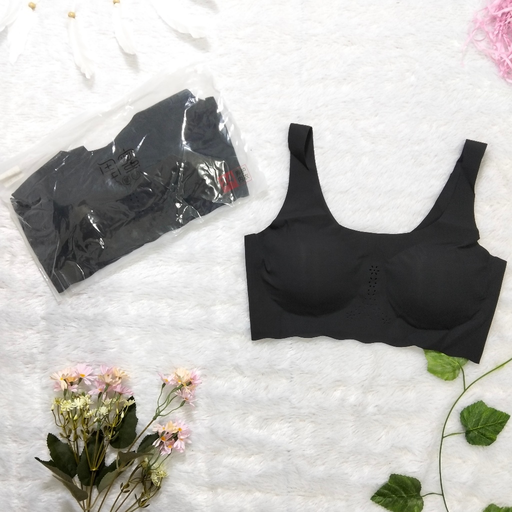 (ECER) SPORT BRA SEAMLESS POLINI BH PEREMPUAN TANPA KAIT SUPER LEMBUT - POLINI 08