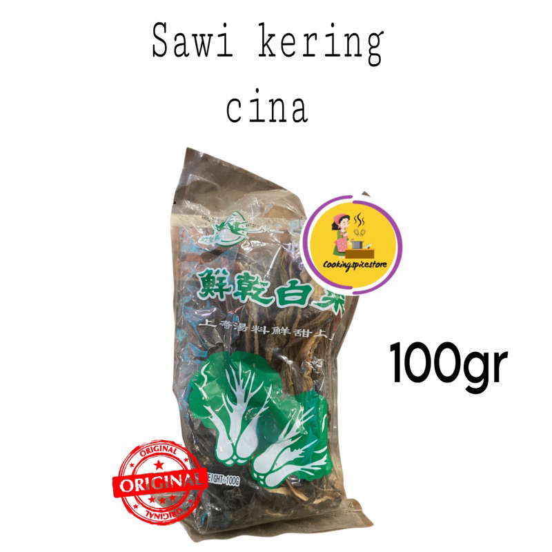 

Sawi Asin / sawi putih kering / Dehydrated cole cabbage 100 gram china