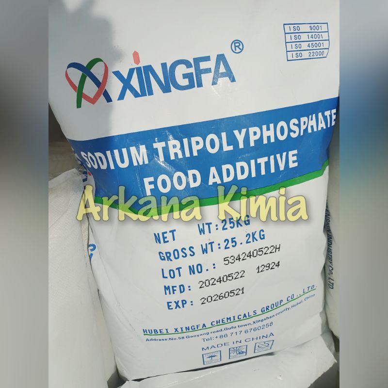 

Pengenyal Bakso STTP 25 Kg / Sodium Tripolyphosphate Food Grade 25 Kg