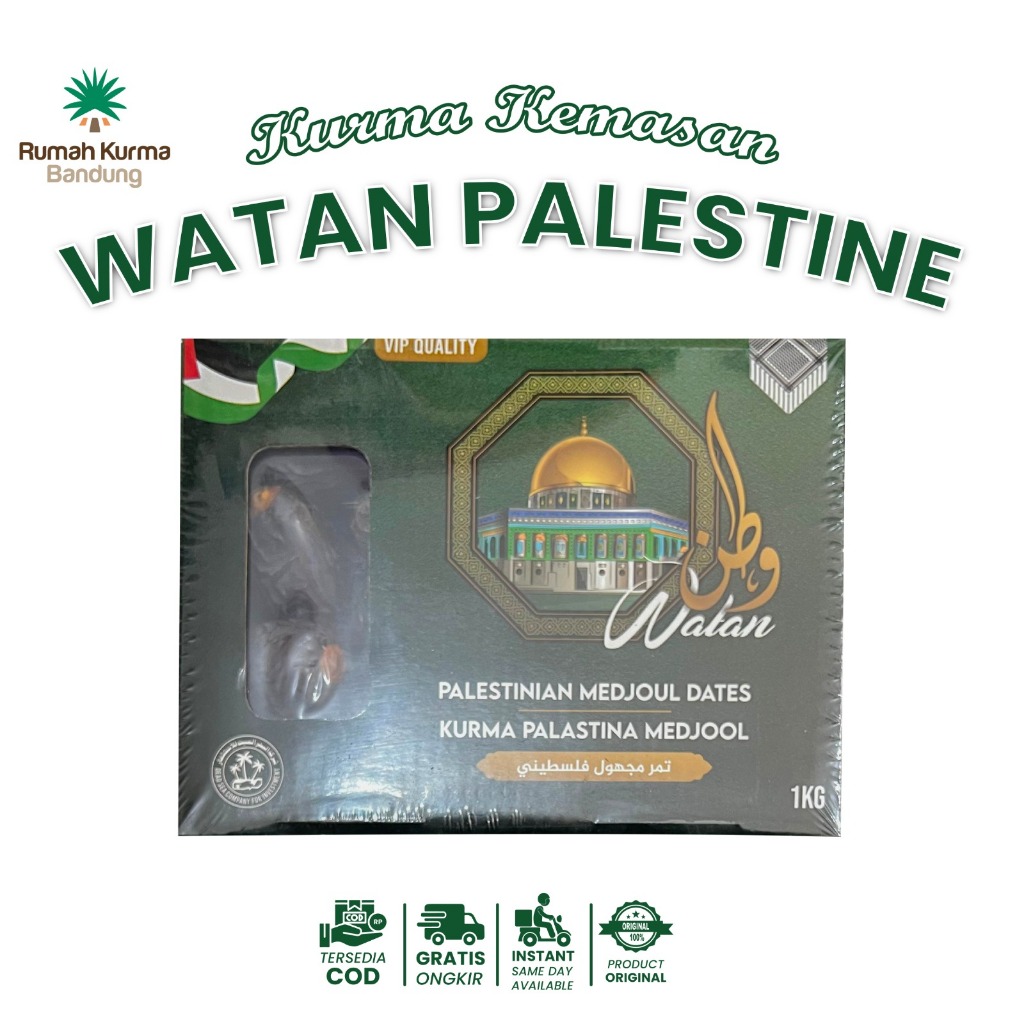 

KURMA MEDJOOL Watan Premium Palestin 1 KG King Dates
