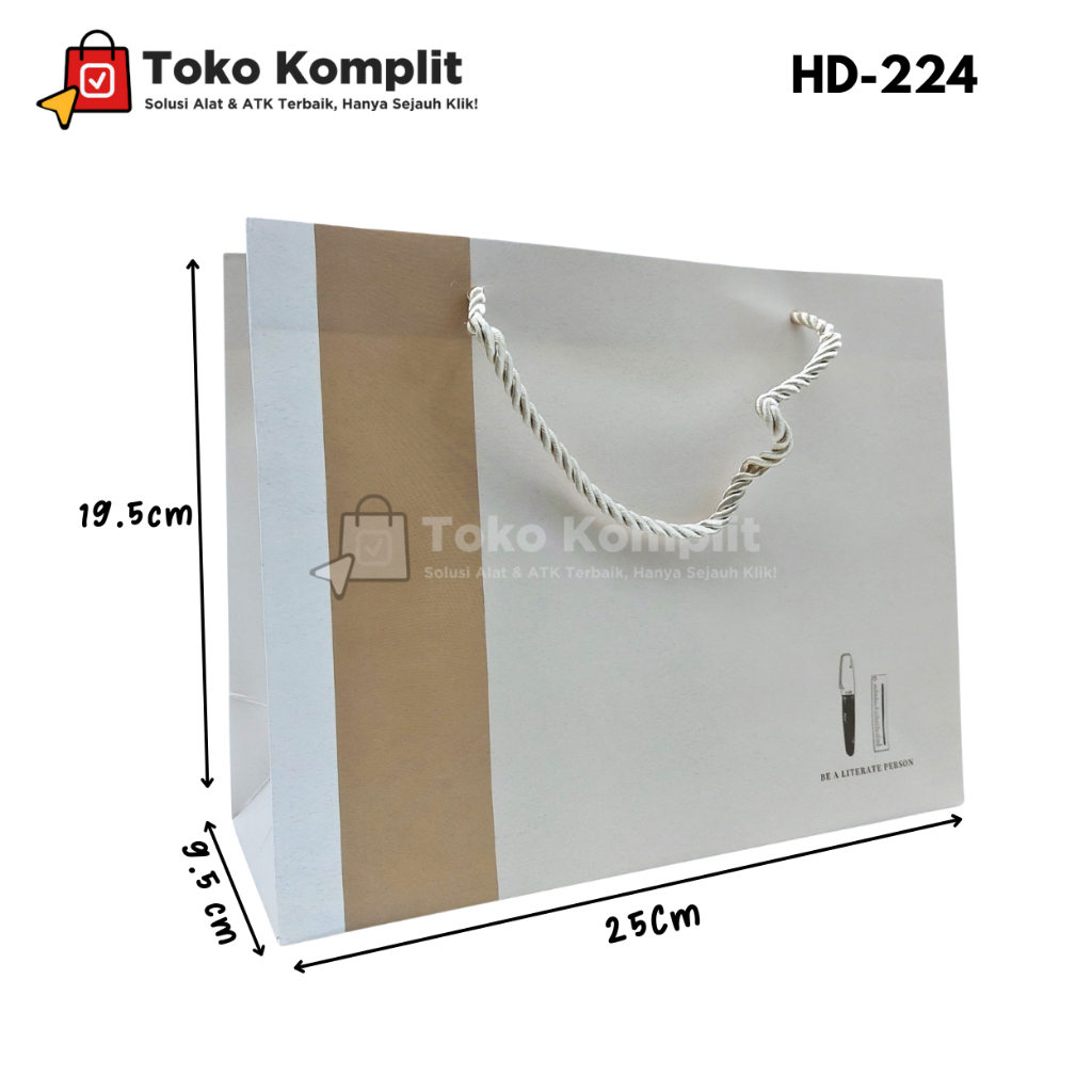 

Komplit - (random) Paper bag Lux Biasa HD-224/Goodie Bag/Tas Tenteng/Hand Bag/Tas Kado/Tas Hadiah/Shopping Bag
