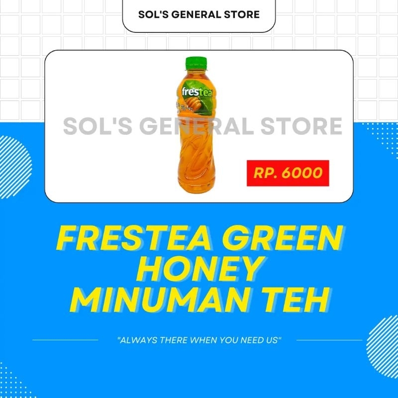 

Frestea Green Honey Minuman Teh - Botol 500ml