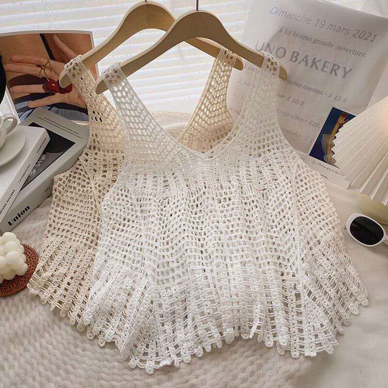 Rompi Vest Rajut Kotak2 V-neck Korea Style