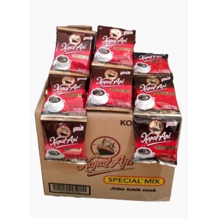 

KOPI KAPAL API SPESIAL MIX RENCENG 10SACHET 23GRAM