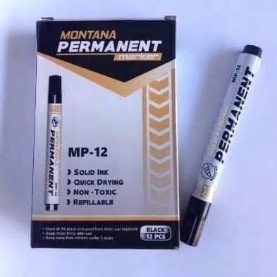 

Spidol Permanent Papan Tulis Hitam Montana MP-12