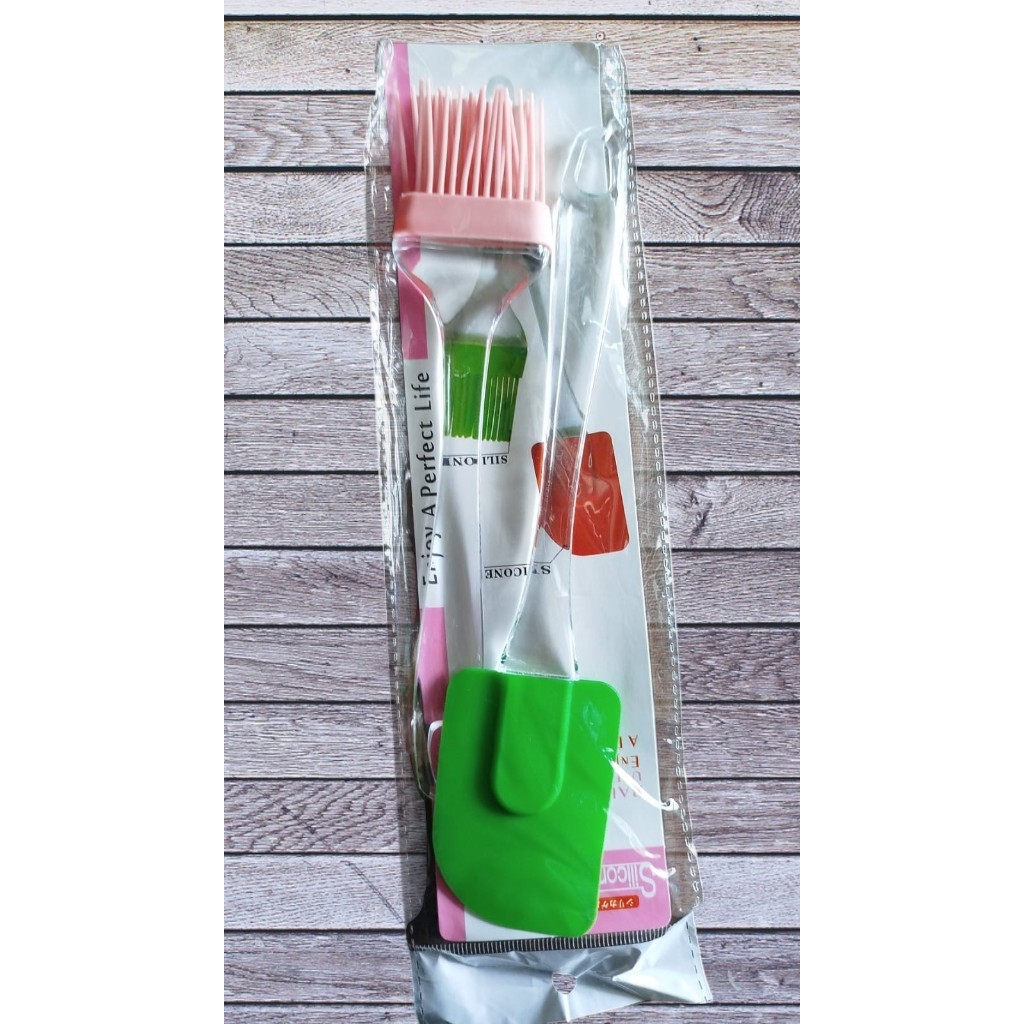 Alat masak silicone sutil dan kuas 1 set