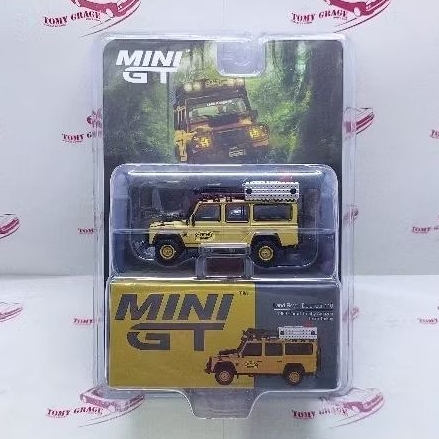 Mini GT 856 Land Rover Defender 110 1989 Camel Trophy Amazon Team Turkey Blister
