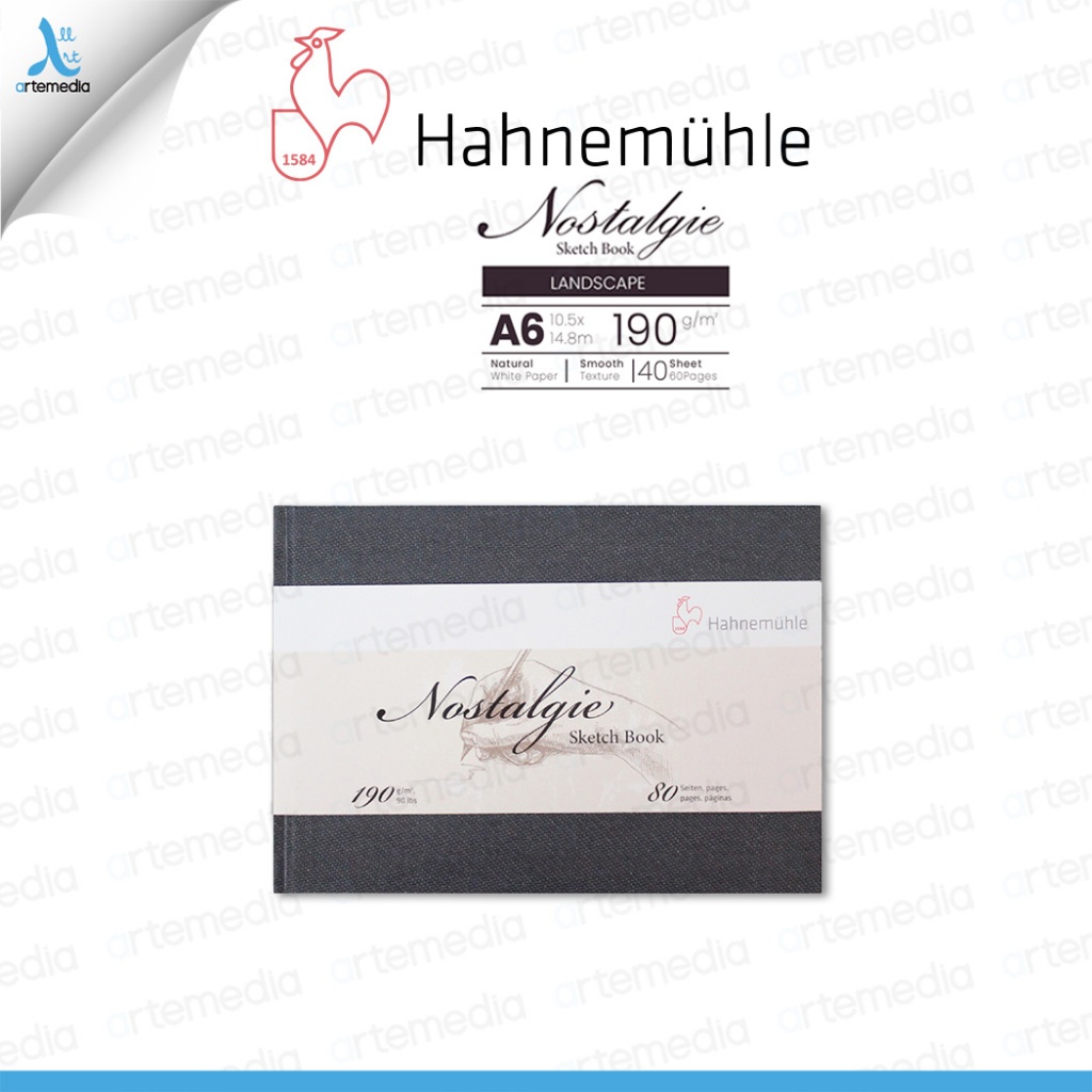 Hahnemuhle Nostalgie A6 Hard Cover Sketchbook