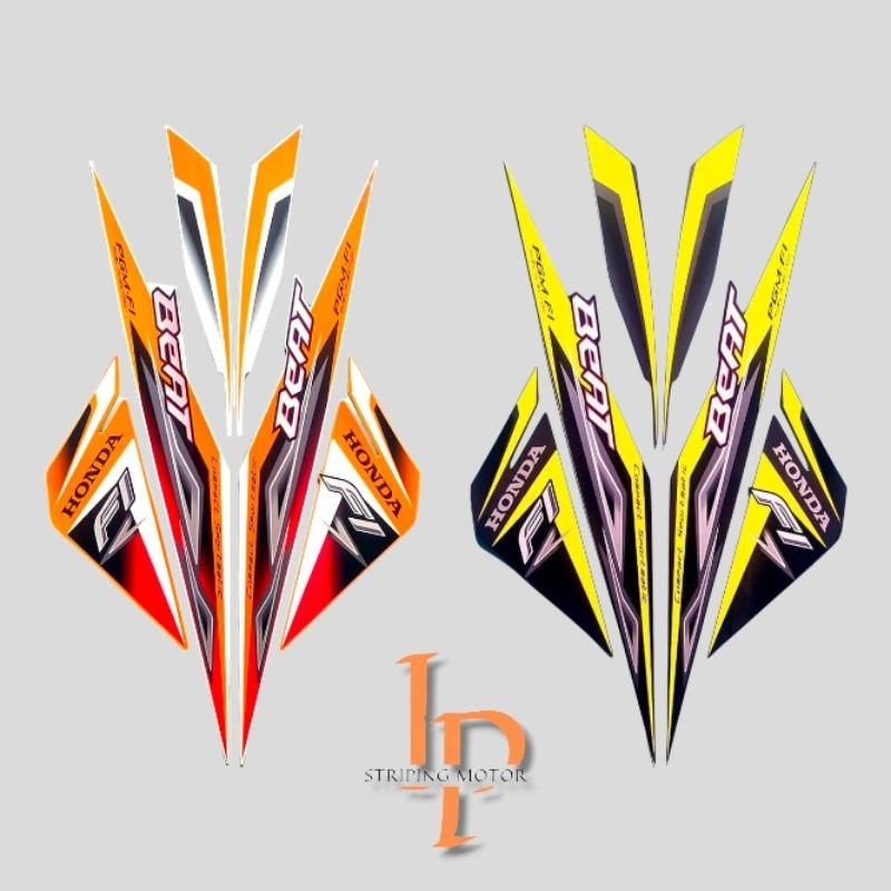 Stiker Striping Lis Bodi Motor Beat FI 2014 CBS Standar
