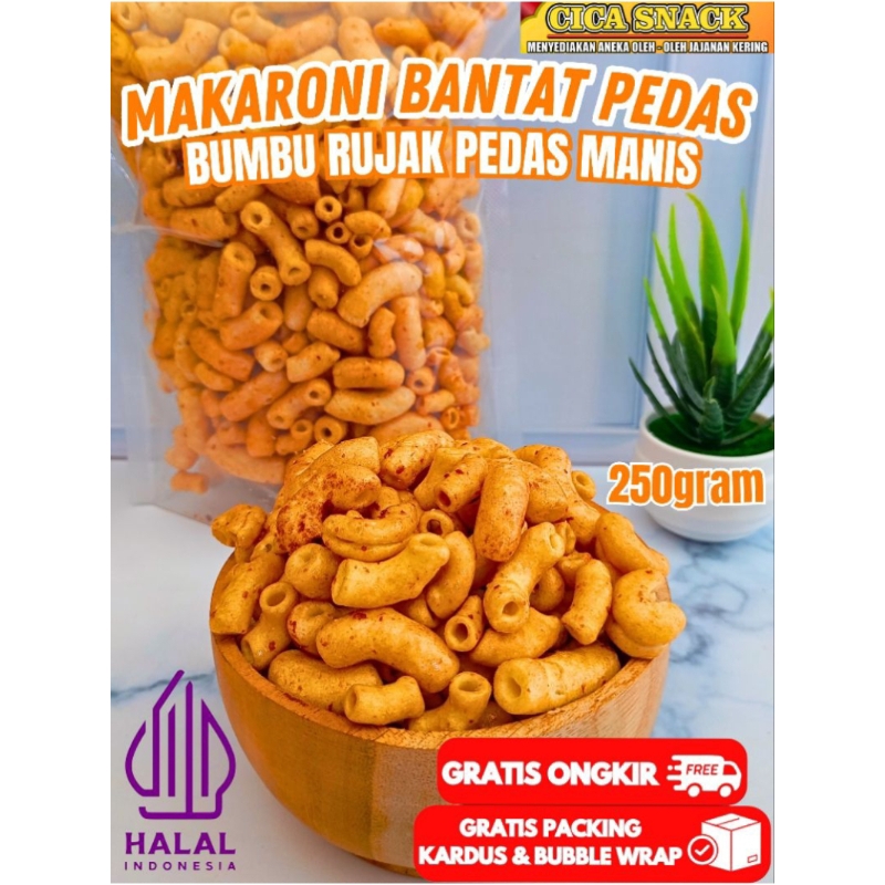 

Makaroni Bantat Pedas Bumbu Rujak 250gram