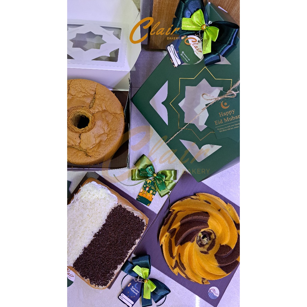 

Chiffon Cake Hampers - Parcel Lebaran Idul Fitri | Clair Bakery Bandung