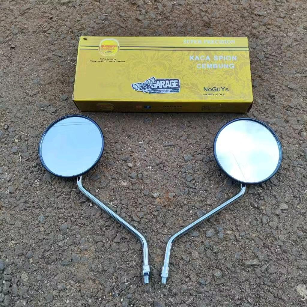 Spion Bulat Crome Drat 14 Kaca Spion Honda CG CB Win CG125 XL 100 XL 125 W175TR Seption