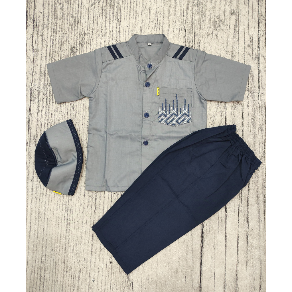 KOKO FATTAYA EMIR / KOKO ANAK FATTAYA / KOKO ANAK LENGAN PENDEK / KOKO FATTAYA TERBARU / BUSANA MUSL