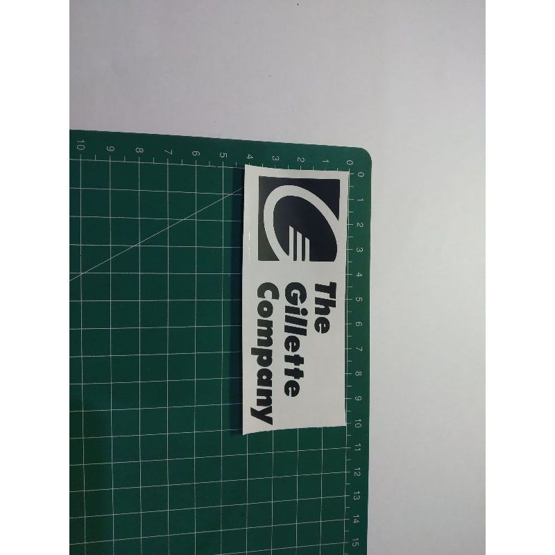 

stiker cutting gillette